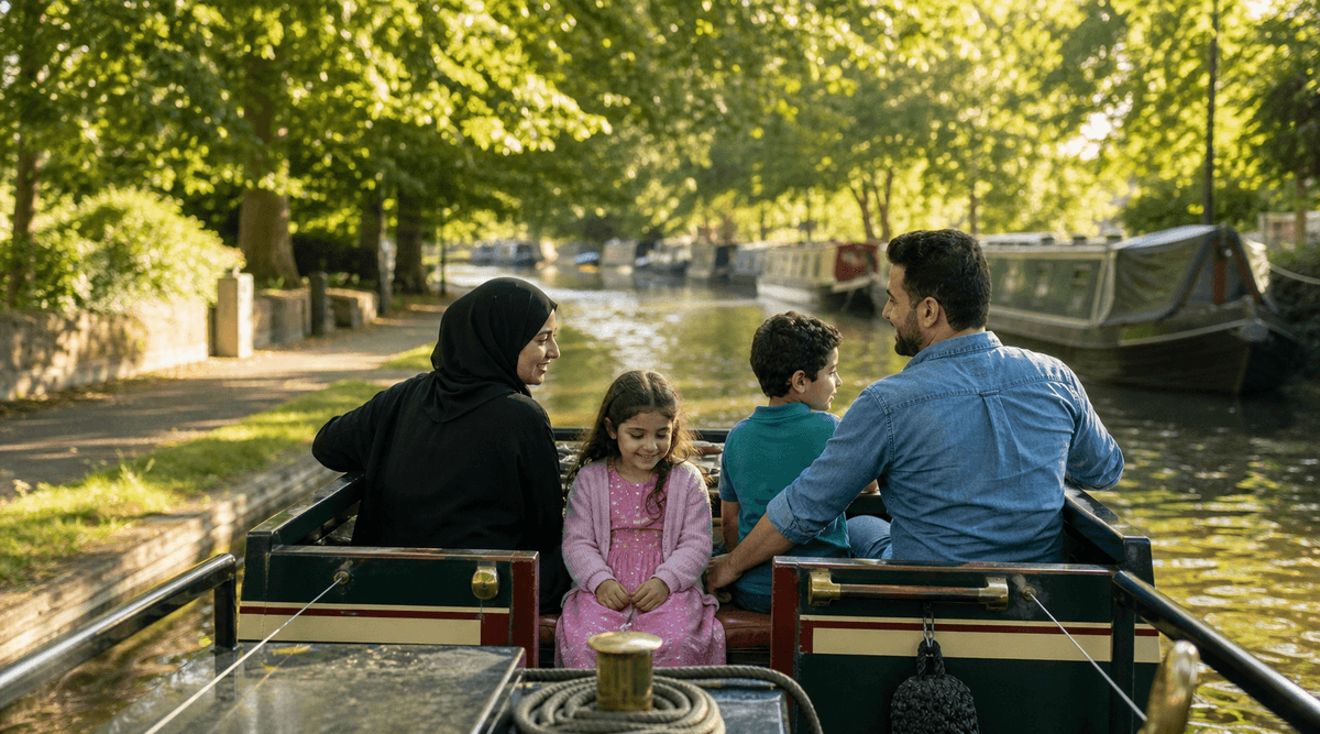 Canal Day Cruise — on deck